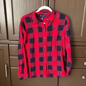Gap boyfriend fit flannel